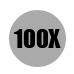 100X symbol