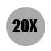 20X symbol
