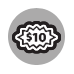 $10 symbol