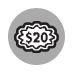 $20 symbol