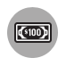 $100 symbol
