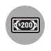 $200 symbol