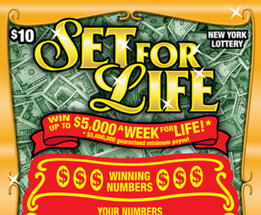 SET FOR LIFE                   Scratch-Off Card