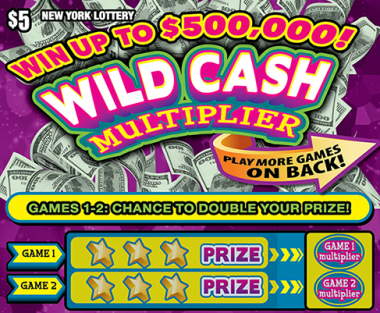 WILD CASH MULTIPLIER           Scratch-Off Card