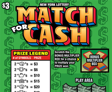 MATCH FOR CASH                 Scratch-Off Card