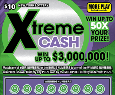 XTREME CASH                    Scratch-Off Card