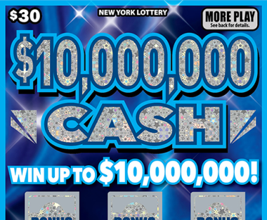 $10,000,000 CASH               Scratch-Off Card