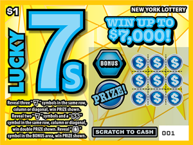 LUCKY 7S                       Scratch-Off Card