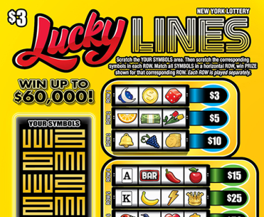 LUCKY LINES                    Scratch-Off Card