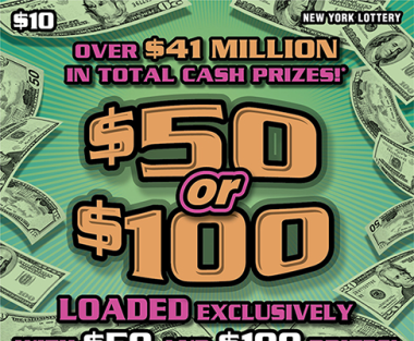 $50 OR $100                    Scratch-Off Card