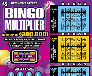 BINGO MULTIPLIER               Scratch-Off Card