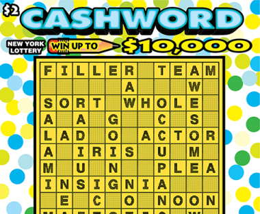 CASHWORD                       Scratch-Off Card