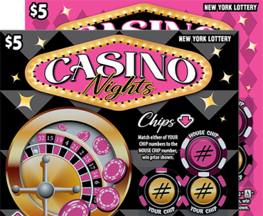 CASINO NIGHTS Scratch-Off Card